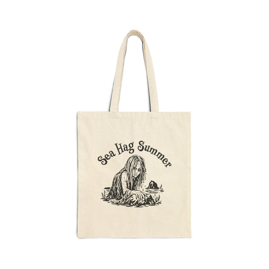 Sea Hag Summer Canvas Tote — Widow's Bay Inspired Beach Bag