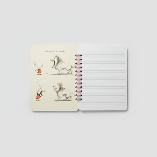 Olivia the lion tamer inside cover