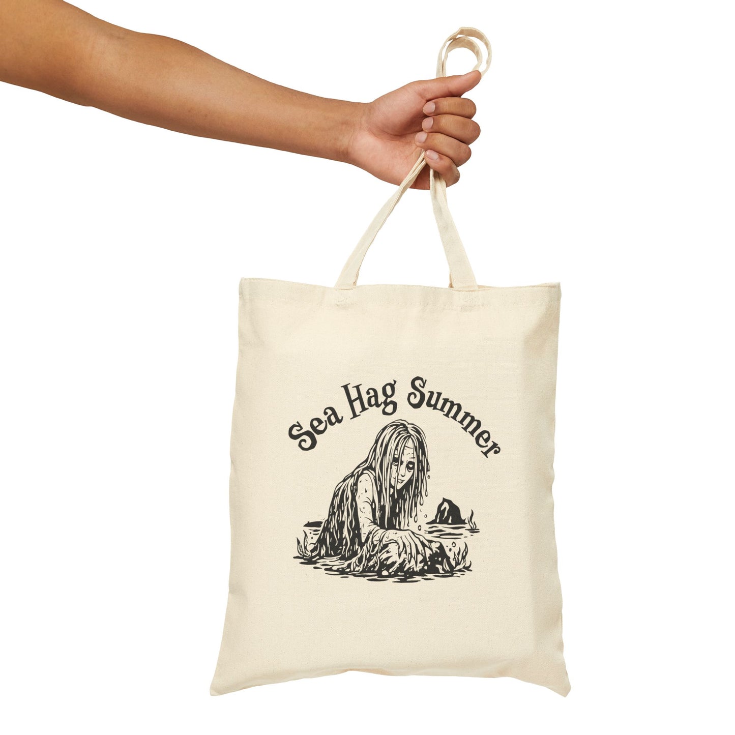 Sea Hag Summer Canvas Tote — Widow's Bay Inspired Beach Bag