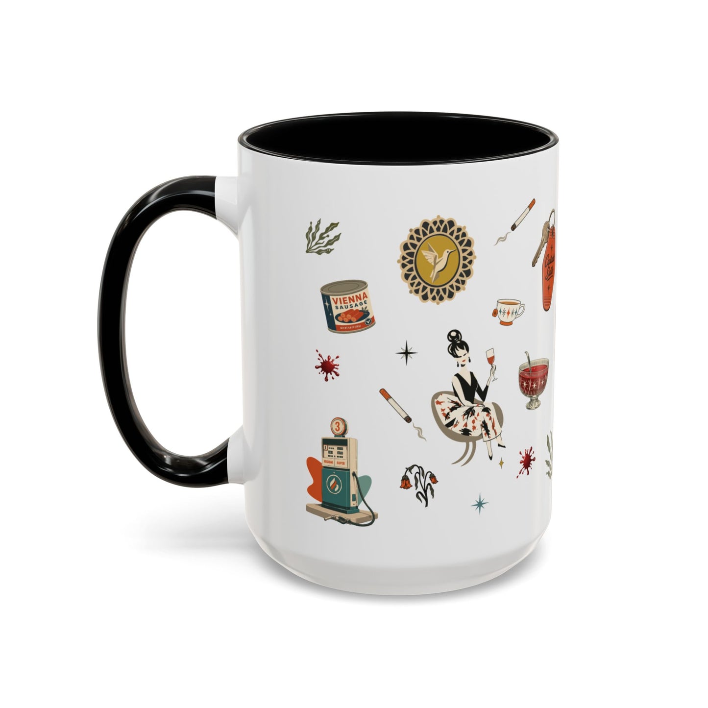 Widow’s Bay Inspired Mug, Retro Coastal Mystery Coffee Cup | Nautical Gift | Midcentury Modern | Spooky New England 11 or 15 oz Mug
