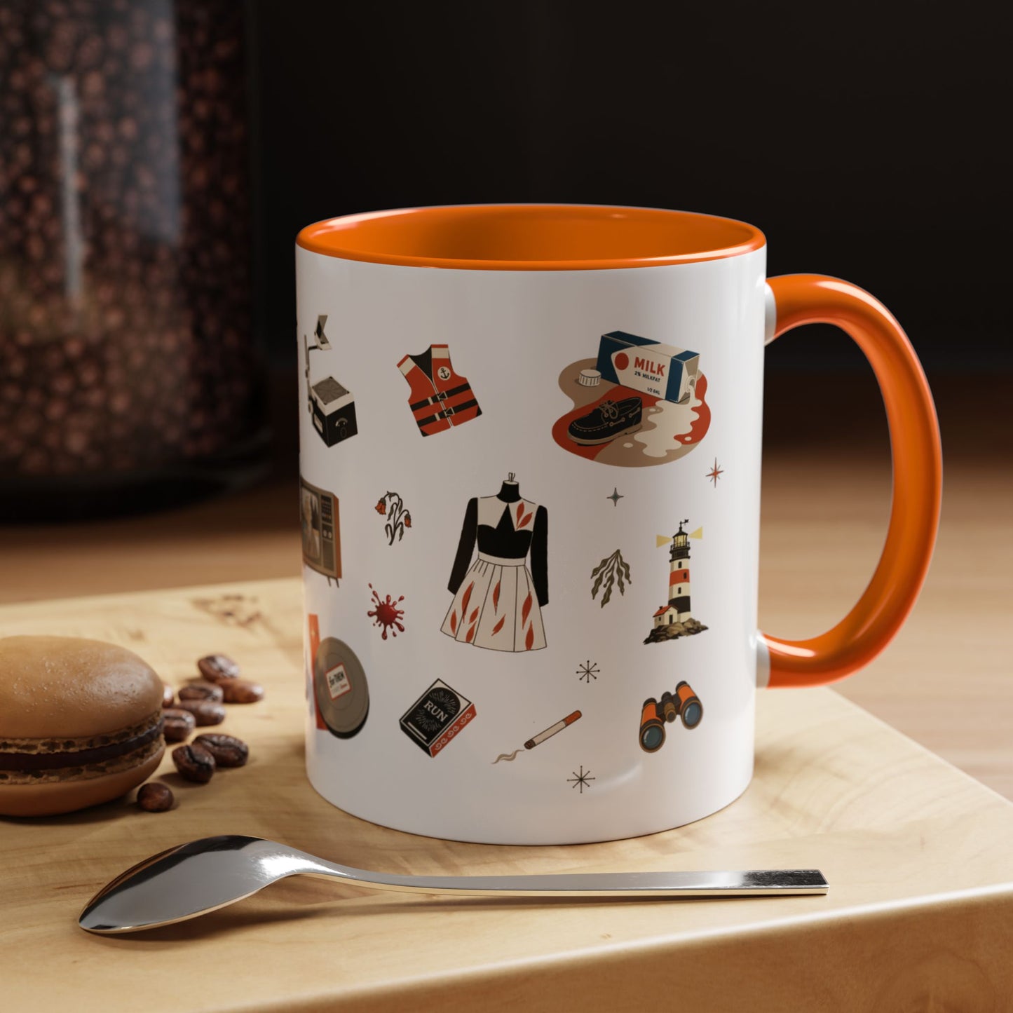 Widow’s Bay Inspired Mug, Retro Coastal Mystery Coffee Cup | Nautical Gift | Midcentury Modern | Spooky New England 11 or 15 oz Mug
