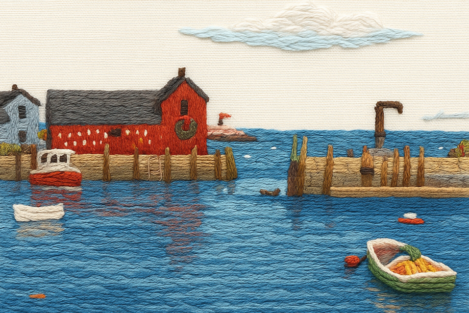 Motif #1 Rockport, MA at Christmas time
