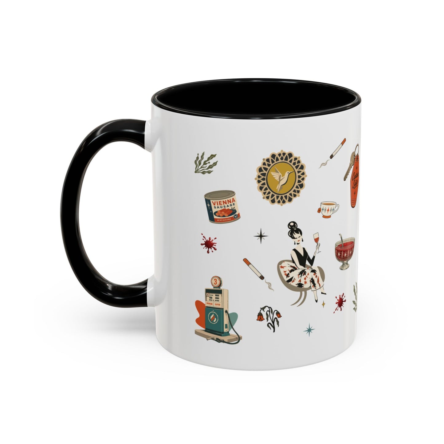 Widow’s Bay Inspired Mug, Retro Coastal Mystery Coffee Cup | Nautical Gift | Midcentury Modern | Spooky New England 11 or 15 oz Mug