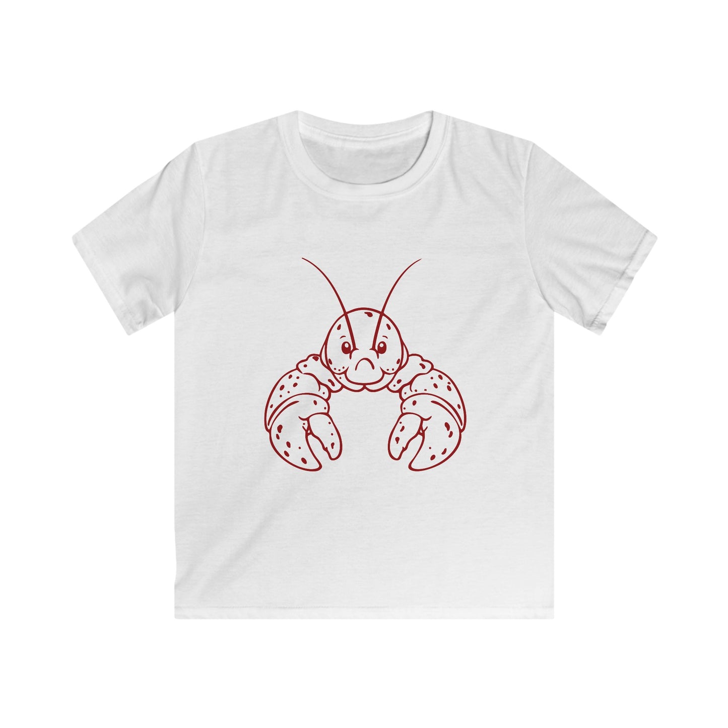 Kids Tee - Cute Maine Lobster Illustration