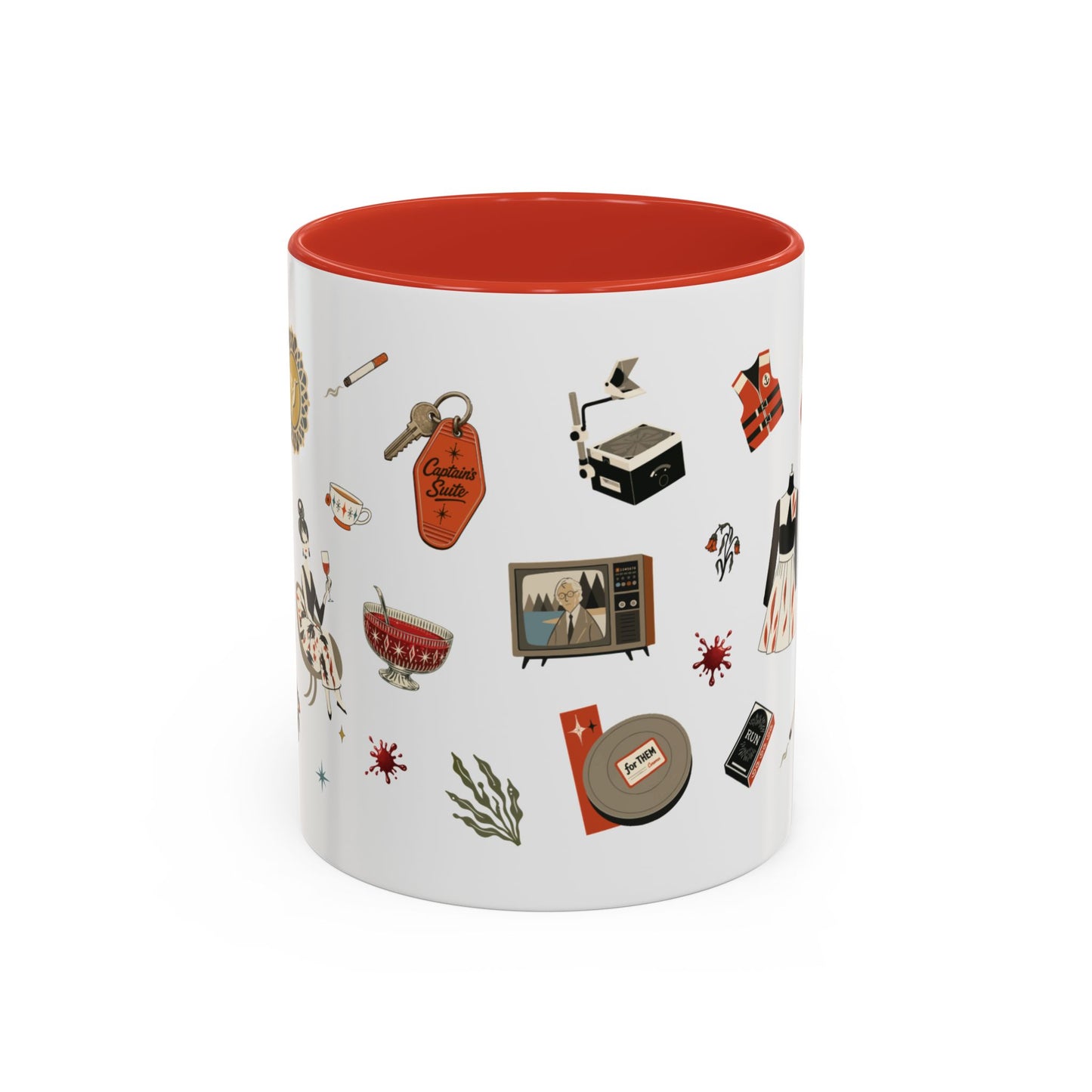 Widow’s Bay Inspired Mug, Retro Coastal Mystery Coffee Cup | Nautical Gift | Midcentury Modern | Spooky New England 11 or 15 oz Mug