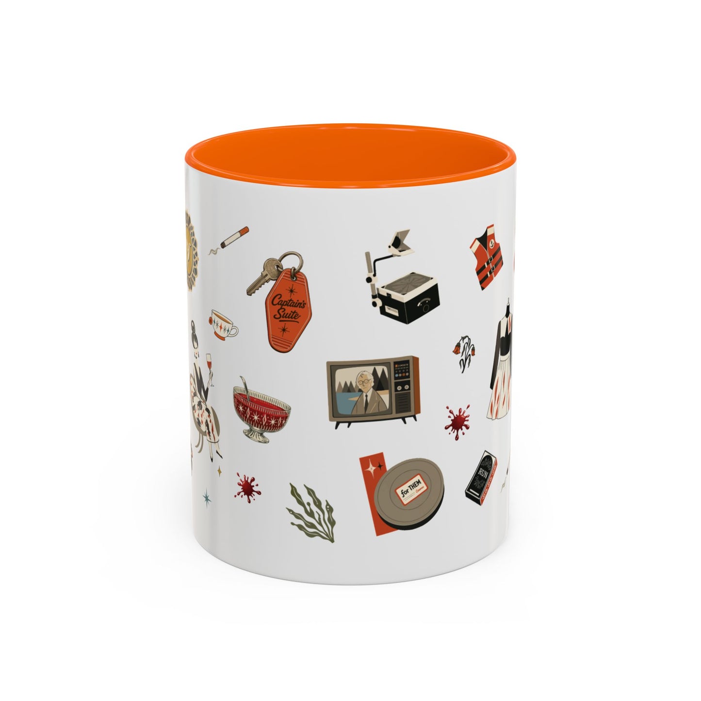 Widow’s Bay Inspired Mug, Retro Coastal Mystery Coffee Cup | Nautical Gift | Midcentury Modern | Spooky New England 11 or 15 oz Mug