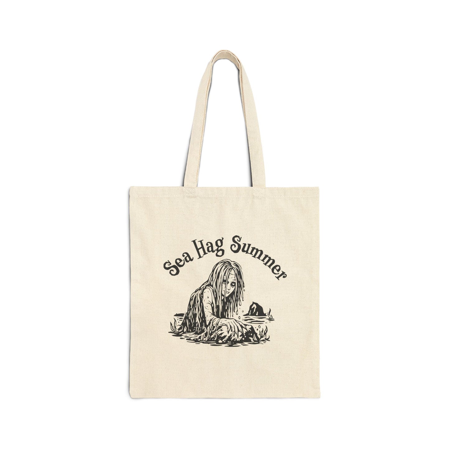 Sea Hag Summer Canvas Tote — Widow's Bay Inspired Beach Bag