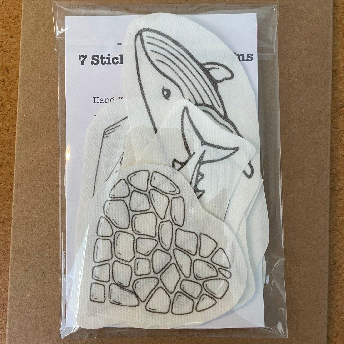 Back of Cape Cod package of Hooplethreads stick and stitch pack