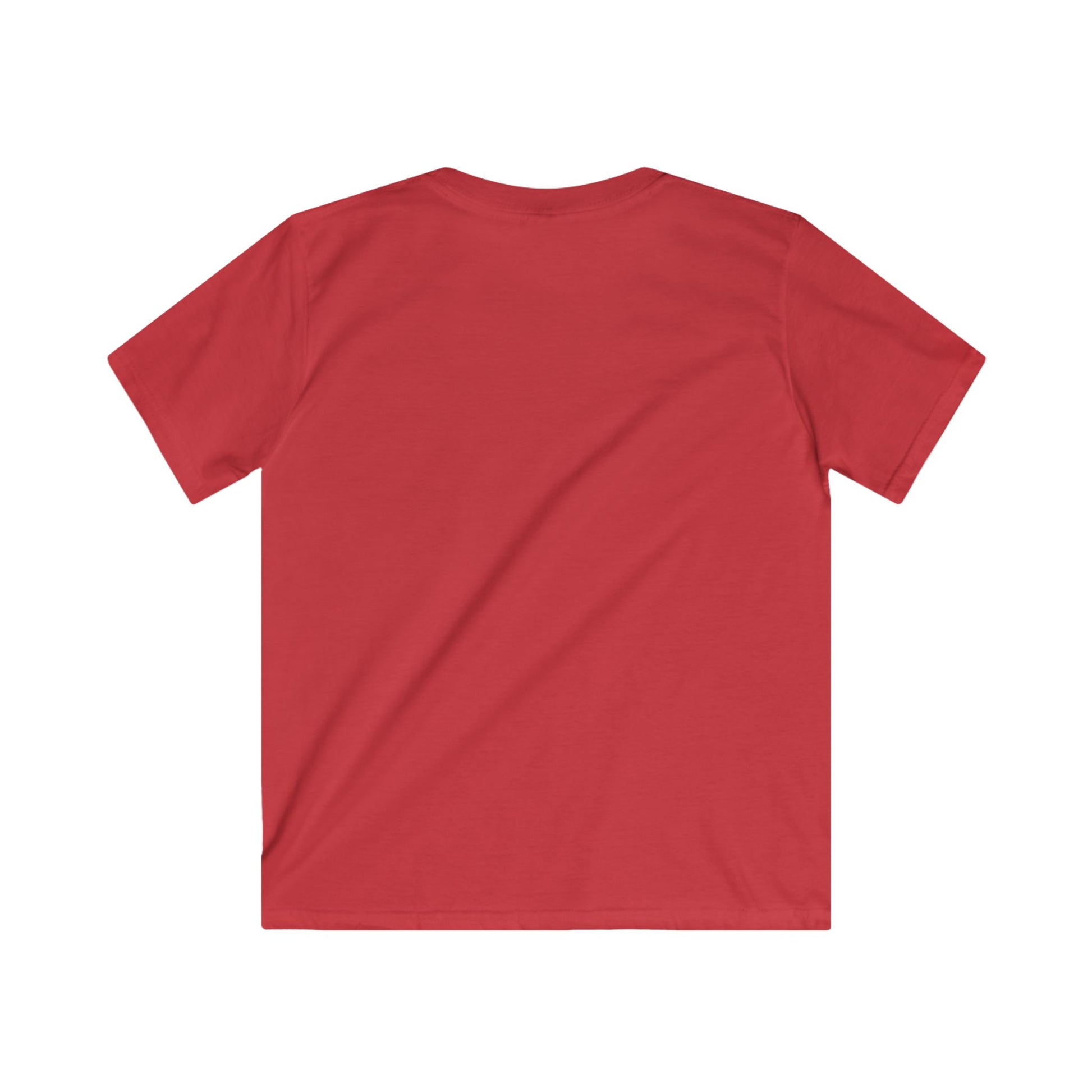 Red t-shirt on a white background