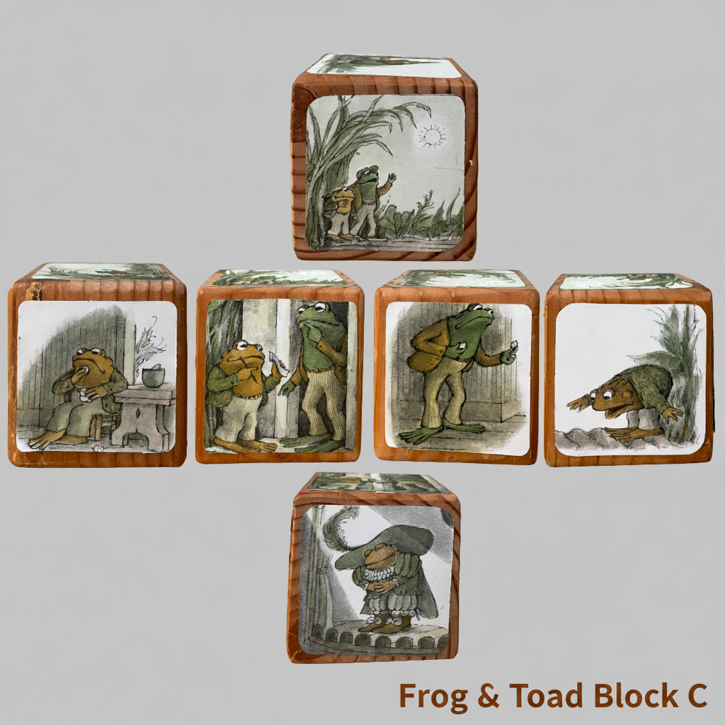 Frog & Toad Are Friends Decorative Wood Story Block