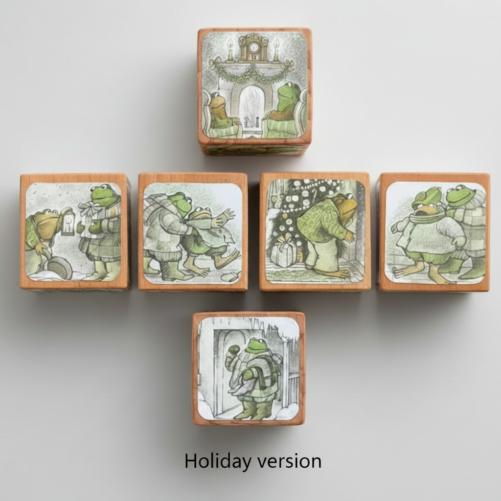 Frog & Toad Are Friends Decorative Wood Story Block