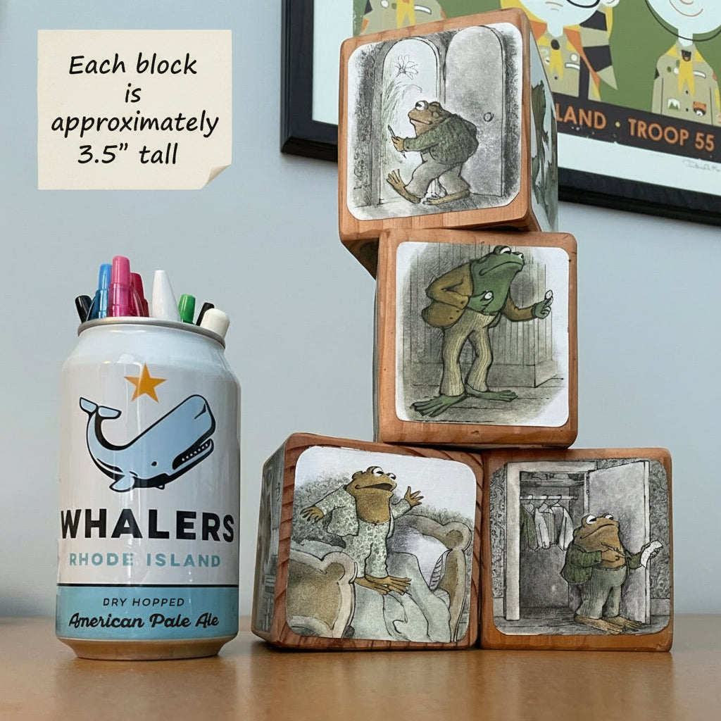 Frog & Toad Are Friends Decorative Wood Story Block