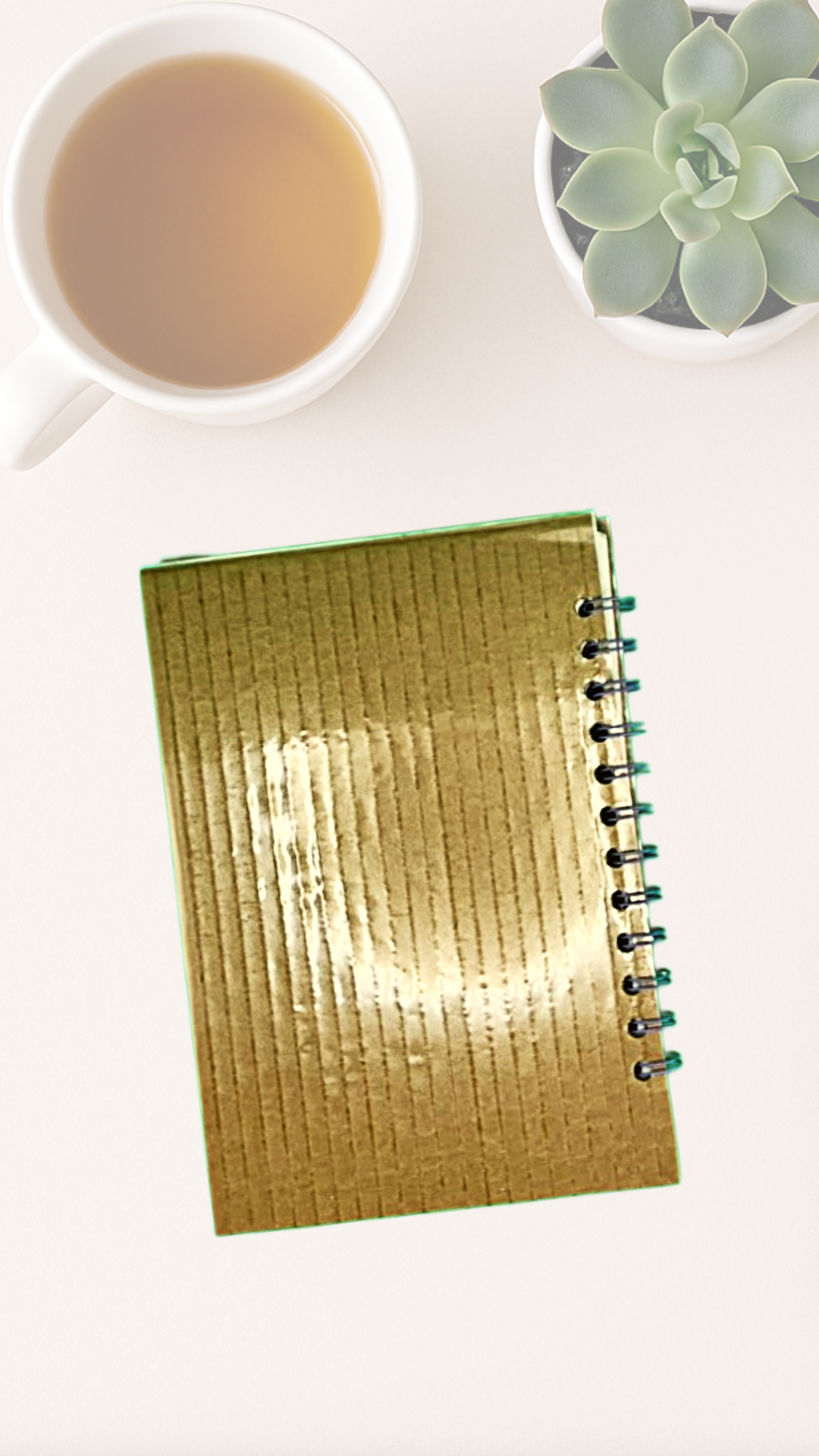 Focus Journal – Upcycled Arthur Miller Postcard Spiral Notebook with Graph Paper