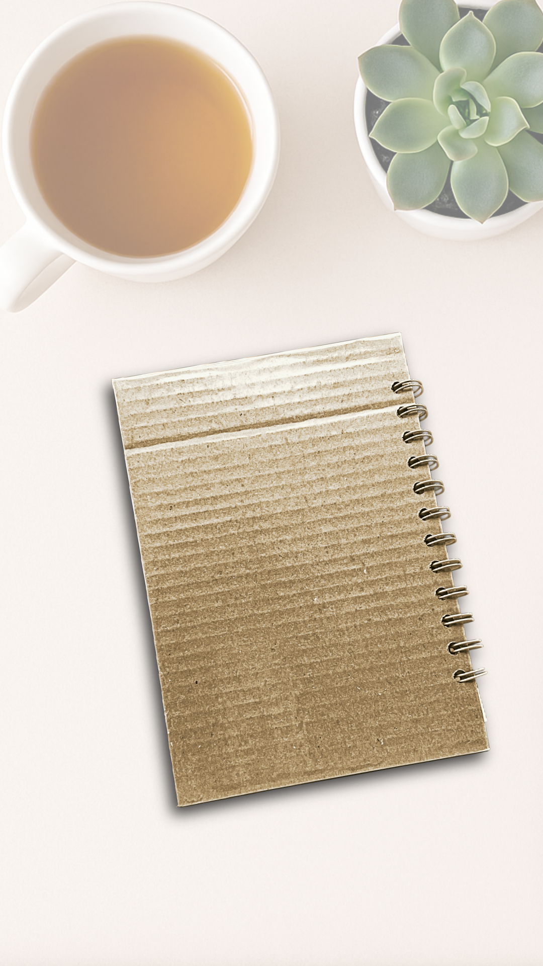 Finger Man Journal – Upcycled Raymond Chandler Postcard Spiral Notebook with Graph Paper
