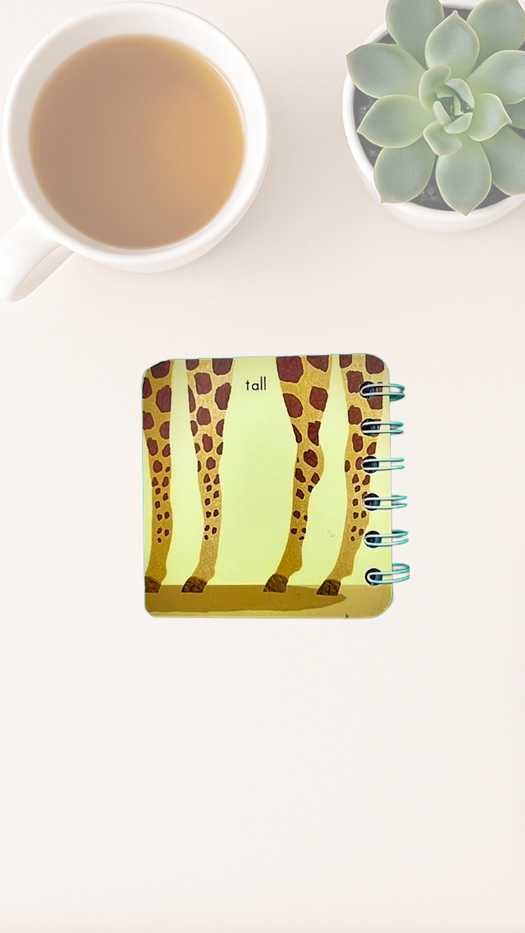Small but Mighty Journal – Upcycled Board Book Spiral Notebook with Lined Paper