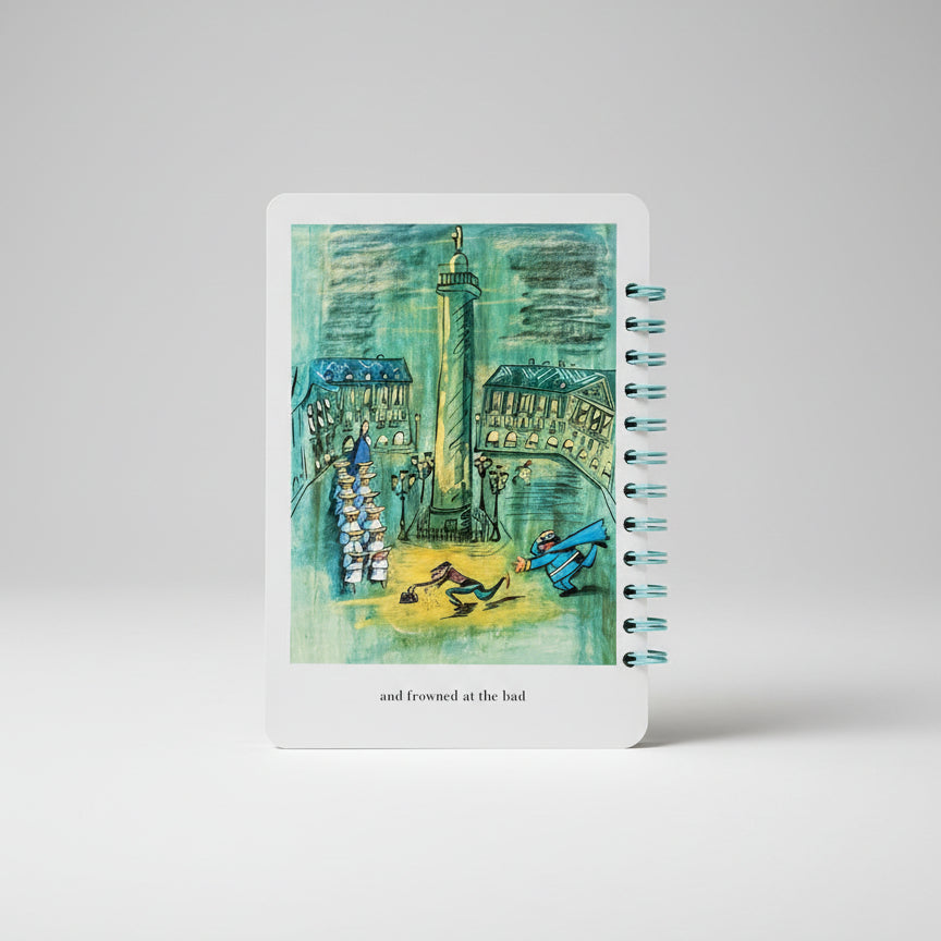 Madeline Upcycled Notebook Back Cover