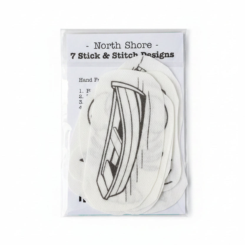 Packaged product with a design on a brown background