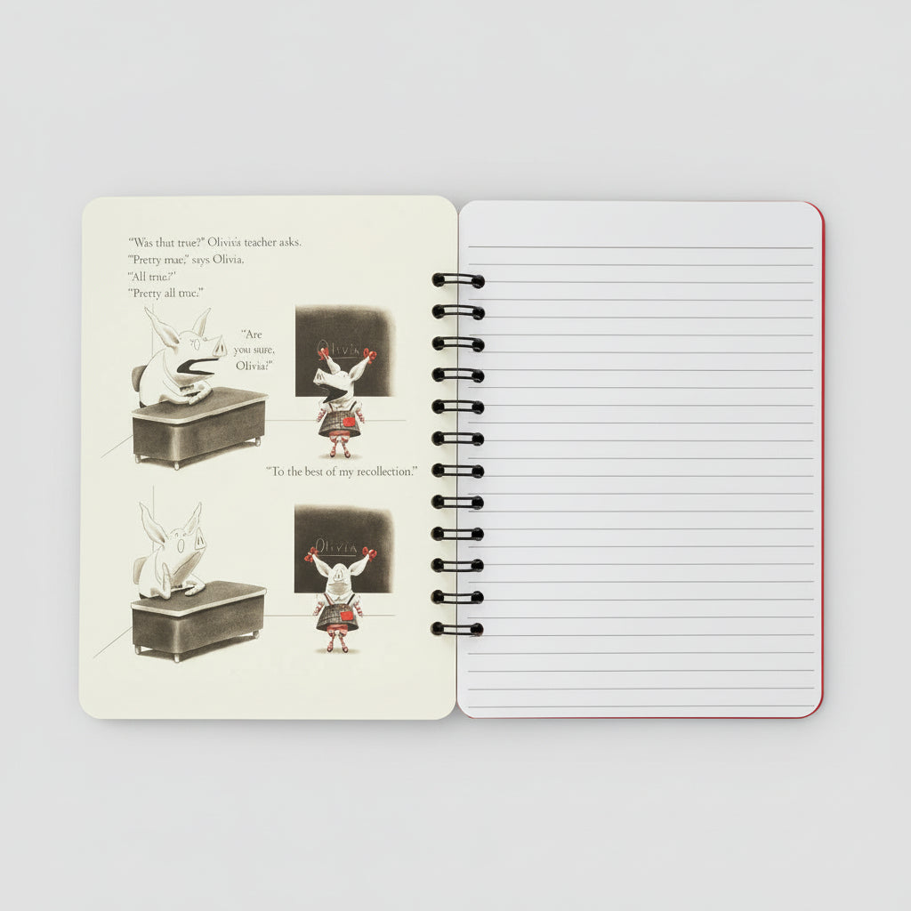 Olivia in front of her class questioned by teacher