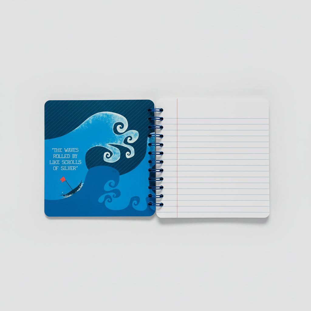 The Waves Rolled by Like Scrolls of Silver